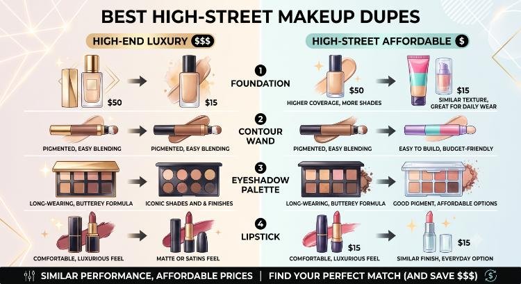Best High-Street Makeup Dupes