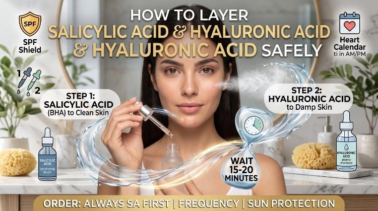 How to Layer Salicylic Acid and Hyaluronic Acid Safely
