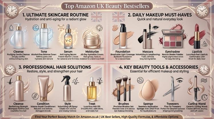 Top Amazon UK Beauty Bestsellers